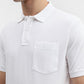 White Solid Regular Fit Polo T-Shirt | Greenfibre
