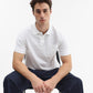White Solid Regular Fit Polo T-Shirt | Greenfibre