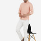 Orange Striped Slim Fit Casual Shirt | Greenfibre