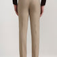 Khaki Solid Slim Fit Formal Trouser | Greenfibre