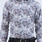 Cream & Brown Printed Slim Fit Party Wear Shirt | Greenfibre