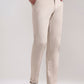 Khaki Solid Neo Fit Casual Trouser | Greenfibre