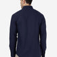 Navy Blue Striped Slim Fit Casual Shirt | Greenfibre