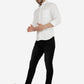 White Solid Slim Fit Casual Shirt | Greenfibre