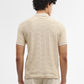 Fawn Jacquard Slim Fit Polo T-Shirt | Greenfibre