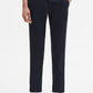 Navy Blue Solid Super Slim Fit Casual Trouser | Greenfibre