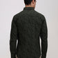 Green Printed Slim Fit Casual Shirt | Greenfibre