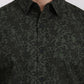 Green Printed Slim Fit Casual Shirt | Greenfibre