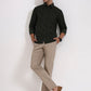 Green Printed Slim Fit Casual Shirt | Greenfibre