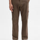 Brown Solid Slim Fit Cargo Pant | Greenfibre