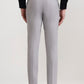 Light Grey Solid Slim Fit Formal Trouser | Greenfibre