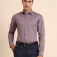 Maroon Printed Slim Fit Party Wear Shirt | GreenFiber