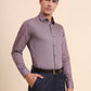 Maroon Printed Slim Fit Party Wear Shirt | GreenFiber