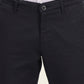 Navy Blue Printed Neo Fit Casual Trouser | Greenfibre