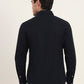 Navy Blue Solid Slim Fit Casual Shirt | Greenfibre