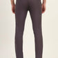 Grey Solid Super Slim Fit Casual Trouser | Greenfibre