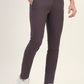 Grey Solid Super Slim Fit Casual Trouser | Greenfibre