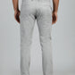 Light Grey Solid Super Slim Fit Casual Trouser | Greenfibre