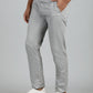 Light Grey Solid Super Slim Fit Casual Trouser | Greenfibre