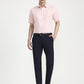 Peach Solid Regular Fit Formal Shirt | Greenfibre