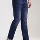 Dark Indigo Blue Washed Straight Fit Jeans | Greenfibre