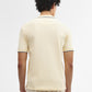 Pista Yellow Jacquard Slim Fit Polo T-Shirt | Greenfibre