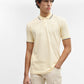 Pista Yellow Jacquard Slim Fit Polo T-Shirt | Greenfibre