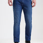 Dark Indigo Blue Washed Narrow Fit Jeans | Greenfibre