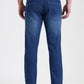 Dark Indigo Blue Washed Narrow Fit Jeans | Greenfibre