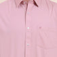 Onion Pink Solid Slim Fit Semi Casual Shirt | Greenfibre