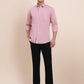 Onion Pink Solid Slim Fit Semi Casual Shirt | Greenfibre