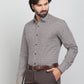 Black Printed Slim Fit Formal Shirt | JadeBlue Youth