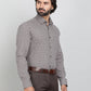 Black Printed Slim Fit Formal Shirt | JadeBlue Youth