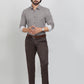Black Printed Slim Fit Formal Shirt | JadeBlue Youth