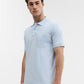 Sky Blue Solid Regular Fit Polo T-Shirt | Greenfibre