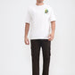 Dark Olive Brown Solid Slim Fit Cargo Pant | Greenfibre