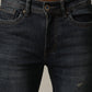 Dark Blue Washed Rider Fit Jeans | JadeBlue