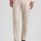 Fawn Checked Slim Fit Formal Trouser | Greenfibre