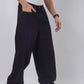 Raw Black Washed Relax Fit Baggy Denim | JadeBlue