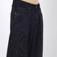 Jet Black Washed Relax Fit Baggy Denim | JadeBlue