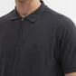 Charcoal Solid Slim Fit Polo T-Shirt | Greenfibre