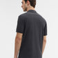 Charcoal Solid Slim Fit Polo T-Shirt | Greenfibre