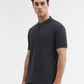 Charcoal Solid Slim Fit Polo T-Shirt | Greenfibre