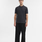 Charcoal Solid Slim Fit Polo T-Shirt | Greenfibre