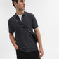 Charcoal Solid Slim Fit Polo T-Shirt | Greenfibre