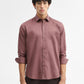 Chocolaty Solid Smart Fit Semi Casual Shirt | Greenfibre
