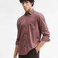 Chocolaty Solid Smart Fit Semi Casual Shirt | Greenfibre