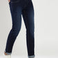 Navy Blue Washed Narrow Fit Jeans | Greenfibre