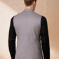 Grey Solid Waistcoat | Greenfibre