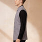 Grey Solid Waistcoat | Greenfibre
